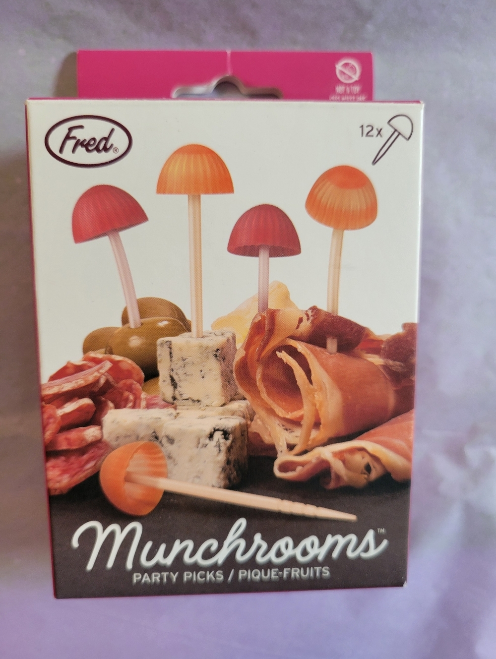 Fred Munchrooms NWT Party Picks ~ Mushrooms ~ Cute! FINAL PRICE!